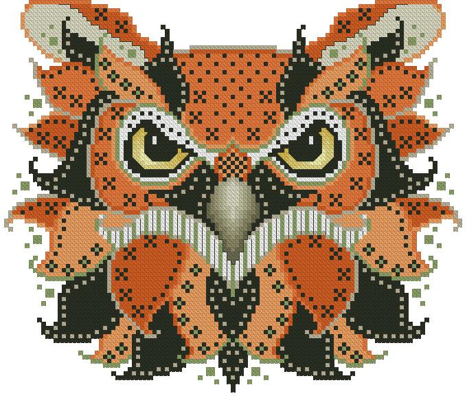(image for) Colorful Owls Edgar